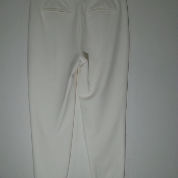 TROUVÉ Stretch Crepe Jogger Pants White - Picture 7 of 8